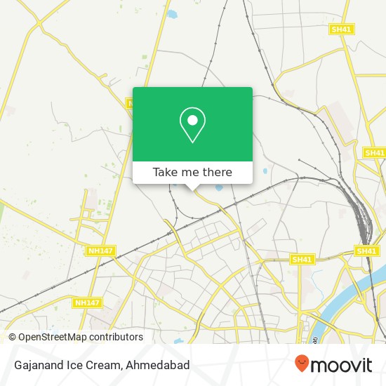 Gajanand Ice Cream, Shayona City Chandlodiya Road Ahmedabad 382481 GJ map