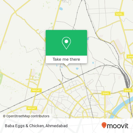 Baba Eggs & Chicken, Gota Road Ahmedabad 382481 GJ map