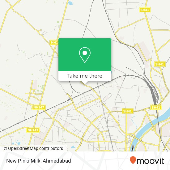 New Pinki Milk, Gota Road Ahmedabad 382481 GJ map