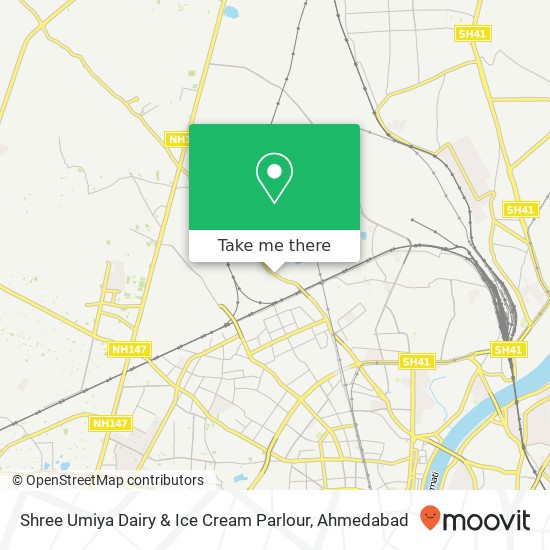 Shree Umiya Dairy & Ice Cream Parlour, Gota Road Ahmedabad 382481 GJ map