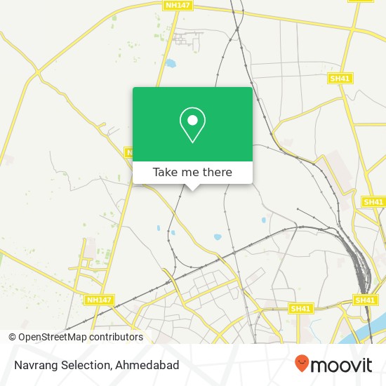 Navrang Selection, New S G Road Ahmedabad GJ map