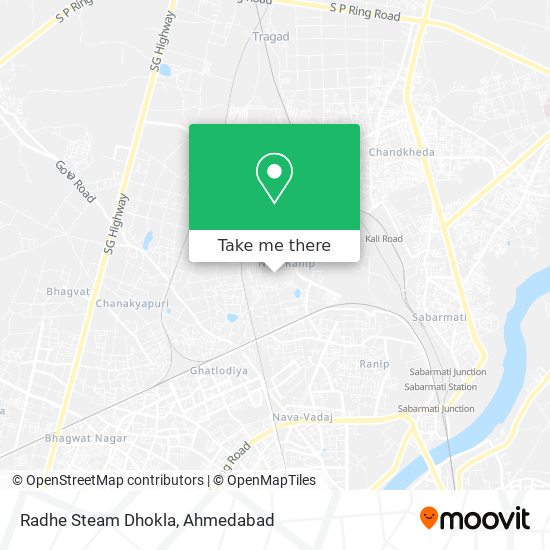 Radhe Steam Dhokla map