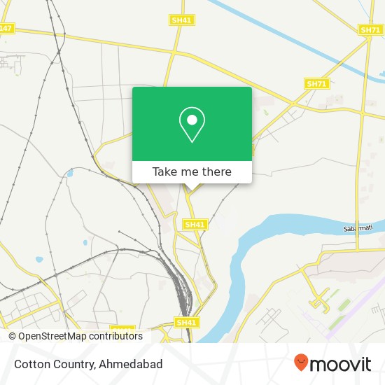 Cotton Country, Ahmedabad Gandhinagar Road Ahmedabad 380005 GJ map