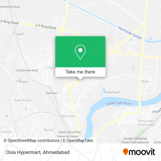 Osia Hypermart map