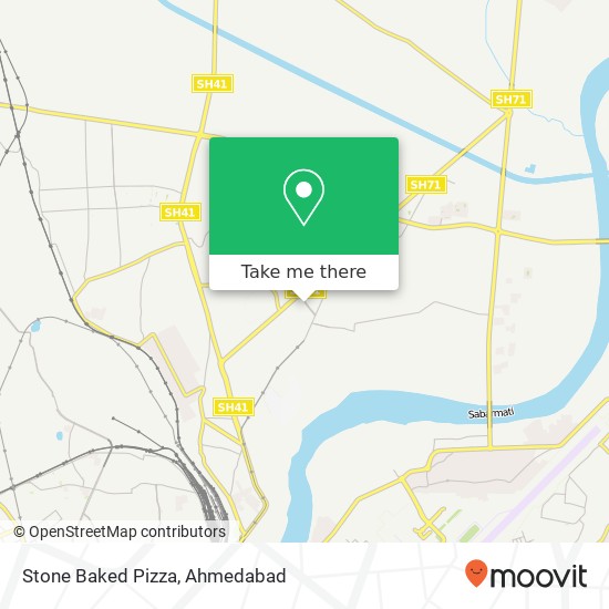 Stone Baked Pizza, Ahmedabad 380005 GJ map