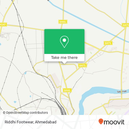 Riddhi Footwear, New CG Road Ahmedabad 382424 GJ map
