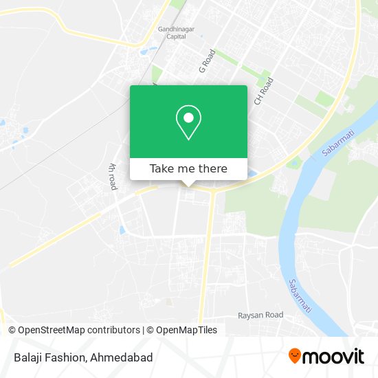 Balaji Fashion map