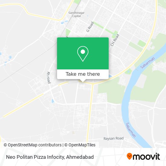 Neo Politan Pizza Infocity map