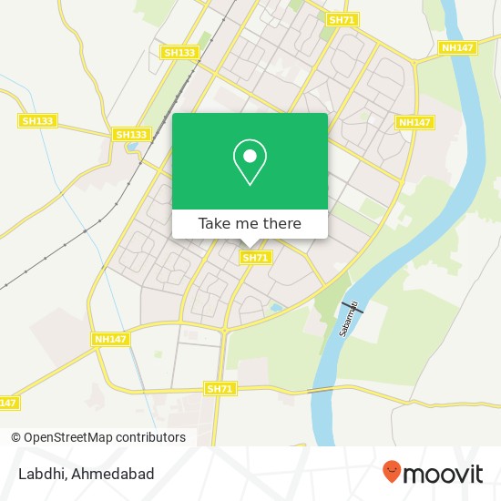 Labdhi, Sector 7 Road Gandhinagar GJ map