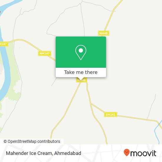 Mahender Ice Cream, NH-48 Gandhi Nagar Sub-District 382355 GJ map