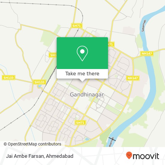 Jai Ambe Farsan, Sector 16 Road Gandhinagar 382016 GJ map