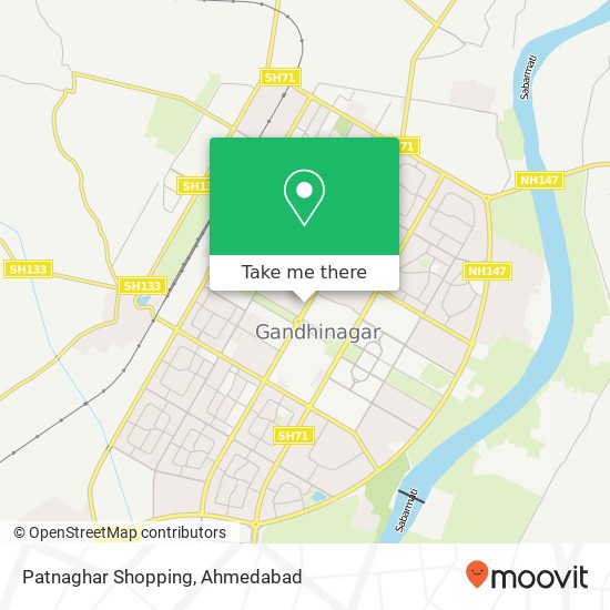 Patnaghar Shopping map