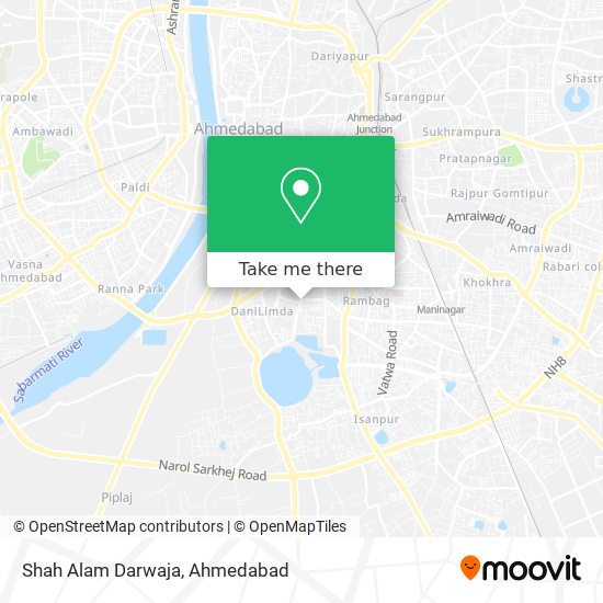 Shah Alam Darwaja map