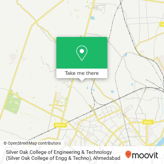 Silver Oak College of Engineering & Technology (Silver Oak College of Engg & Techno) map
