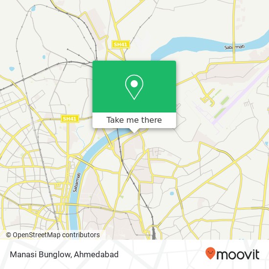 Manasi Bunglow map