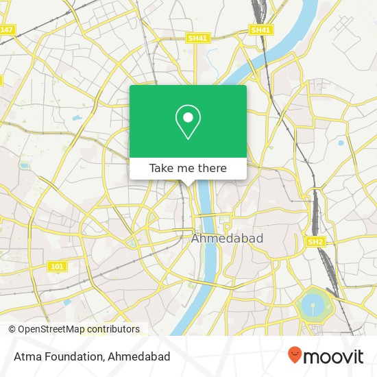 Atma Foundation map