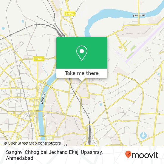 Sanghvi Chhogibai Jechand Ekaji Upashray map