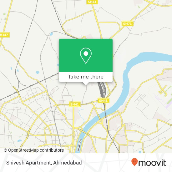 Shivesh Apartment map