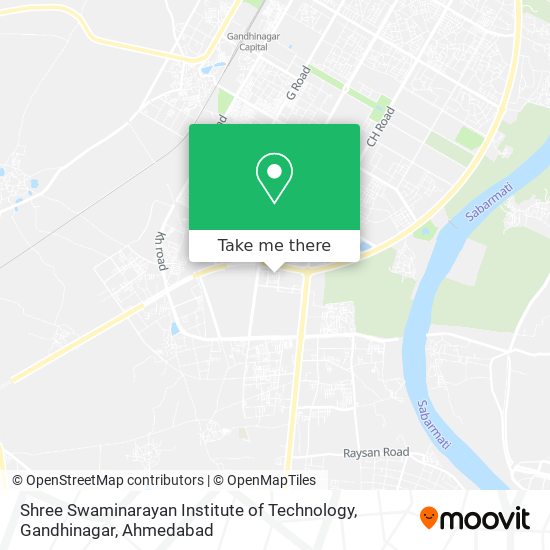 Shree Swaminarayan Institute of Technology, Gandhinagar map