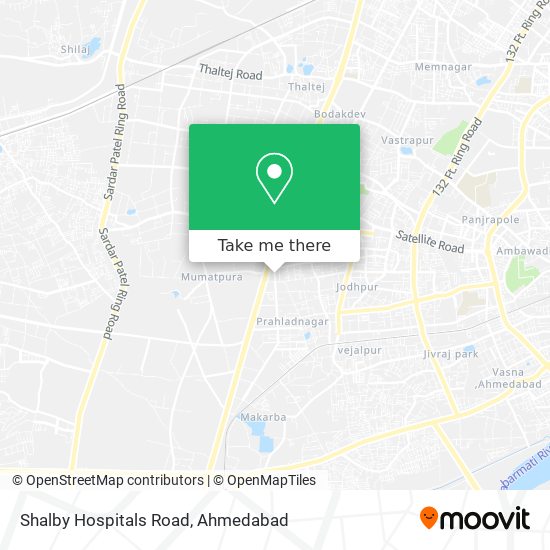 Shalby Hospitals Road map