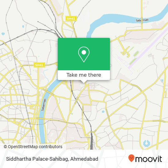 Siddhartha Palace-Sahibag map