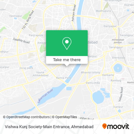 Vishwa Kunj Society-Main Entrance map