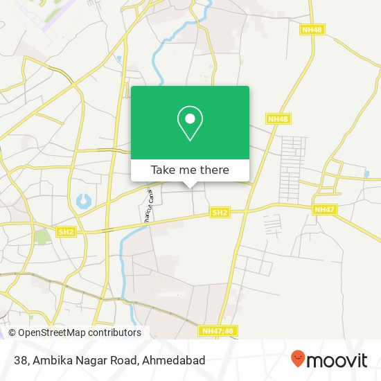 38, Ambika Nagar Road map