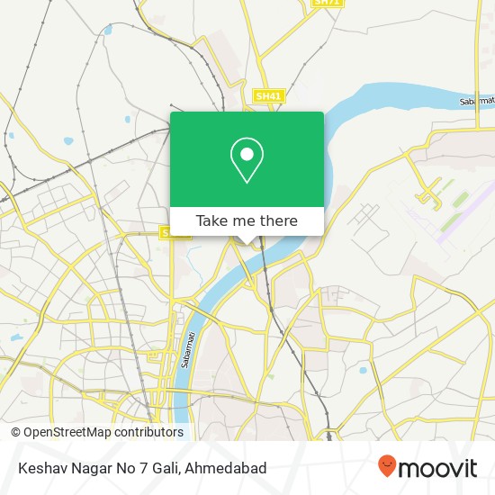 Keshav Nagar No 7 Gali map