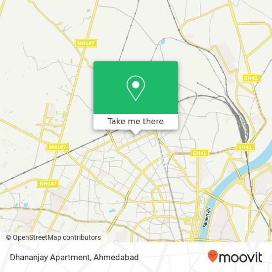 Dhananjay Apartment map