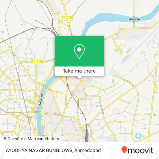 AYODHYA NAGAR BUNGLOWS map