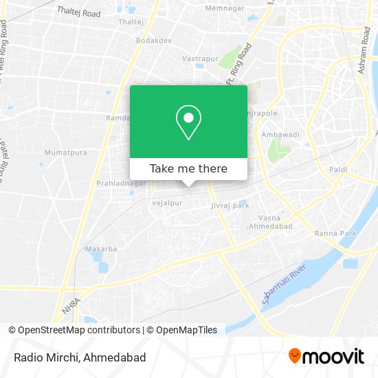 Radio Mirchi map