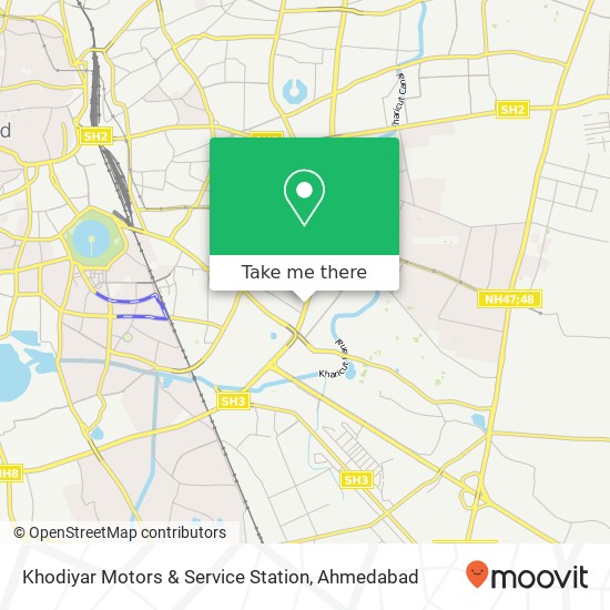 Khodiyar Motors & Service Station map