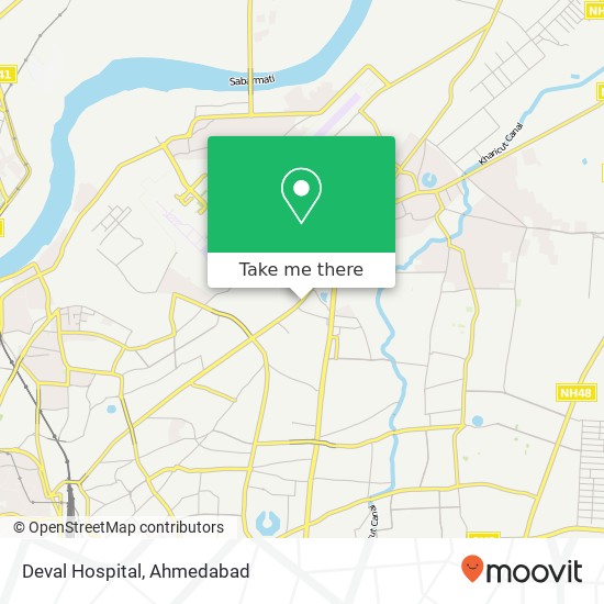 Deval Hospital map
