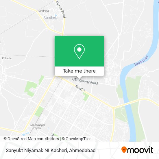 Sanyukt Niyamak NI Kacheri map