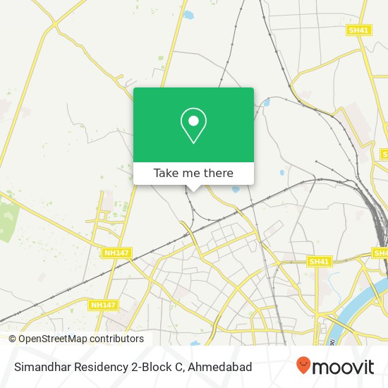 Simandhar Residency 2-Block C map
