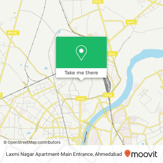 Laxmi Nagar Apartment-Main Entrance map