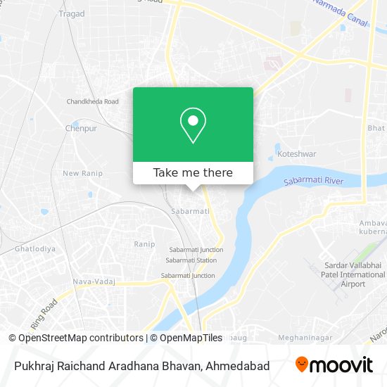 Pukhraj Raichand Aradhana Bhavan map