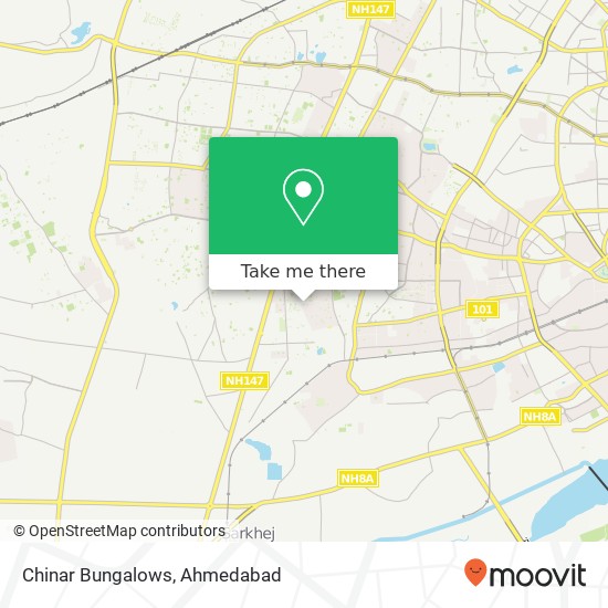 Chinar Bungalows map