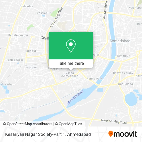 Kesariyaji Nagar Society-Part 1 map