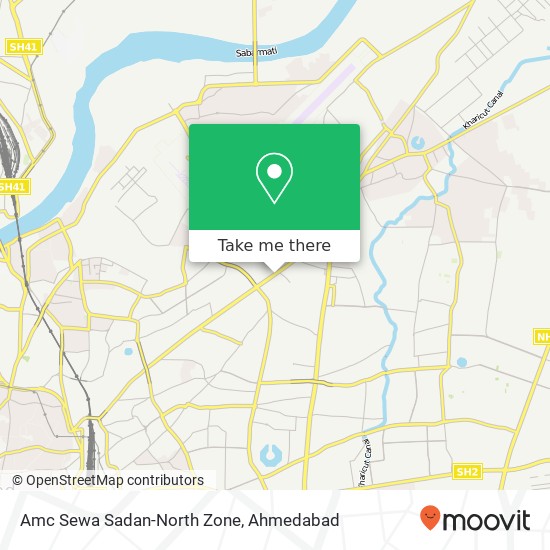 Amc Sewa Sadan-North Zone map
