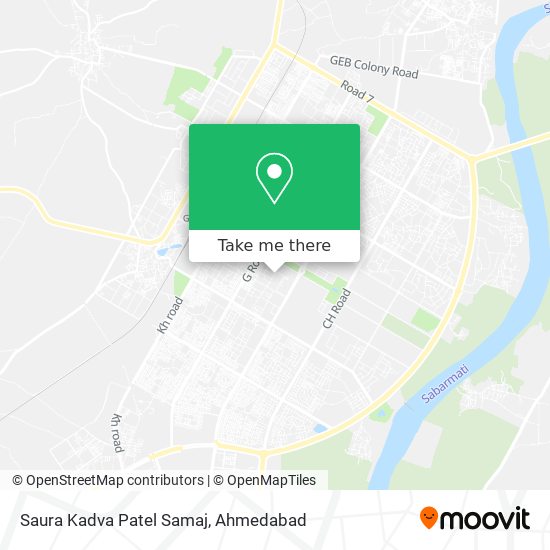 Saura Kadva Patel Samaj map