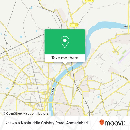 Khawaja Nasiruddin Chishty Road map