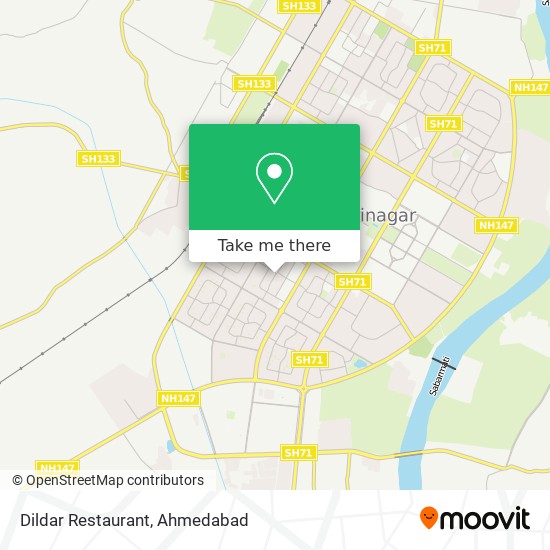 Dildar Restaurant map