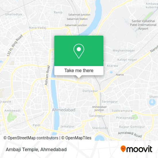 Ambaji Temple map