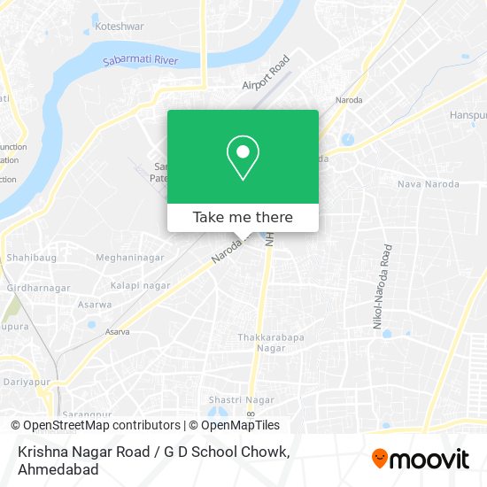 Krishna Nagar Road / G D School Chowk map