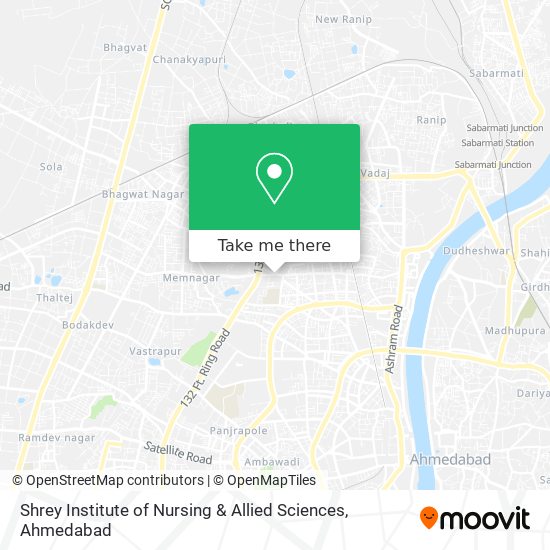 Shrey Institute of Nursing & Allied Sciences map