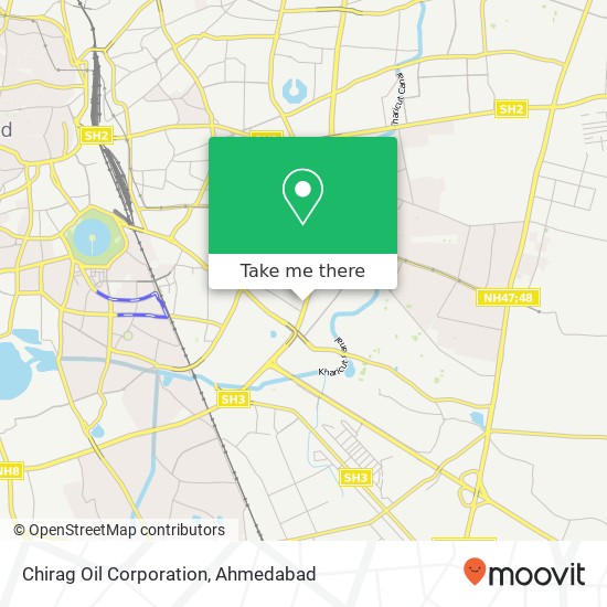 Chirag Oil Corporation map