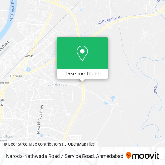 Naroda-Kathwada Road / Service Road map
