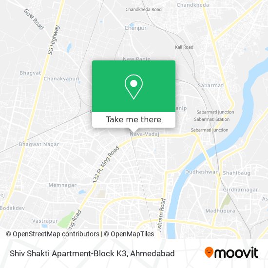 Shiv Shakti Apartment-Block K3 map