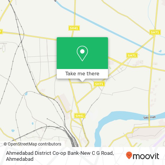Ahmedabad District Co-op Bank-New C G Road map